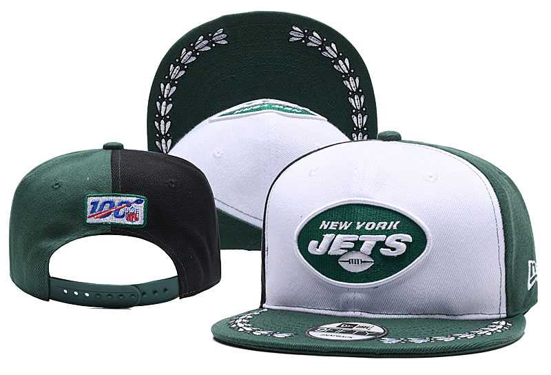New York Jets Team Logo Adjustable Hat YD (2)